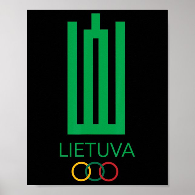 Lietuva Gediminas Rings  Poster (Front)