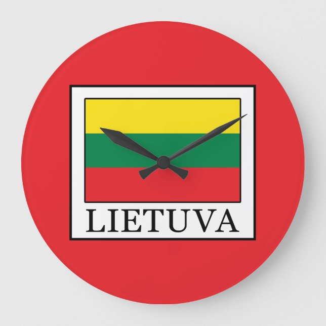 Lietuva Large Clock (Front)