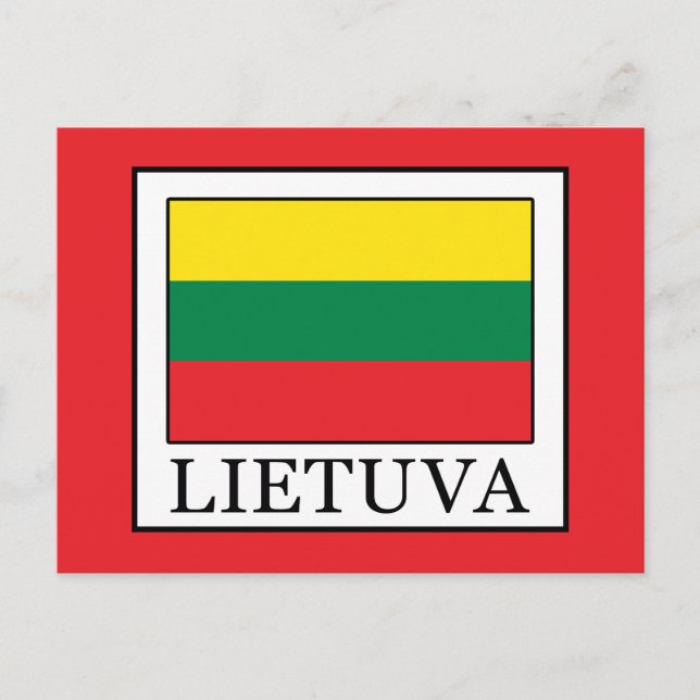 Lietuva Postcard (Front)