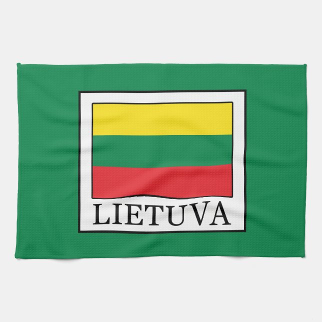 Lietuva Tea Towel (Horizontal)