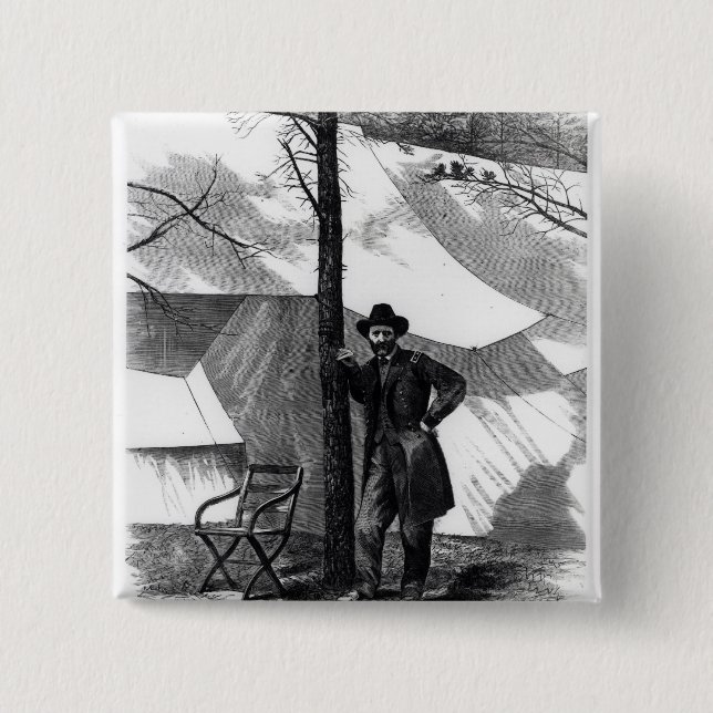 Lieutenant General Ulysses S. Grant 15 Cm Square Badge (Front)