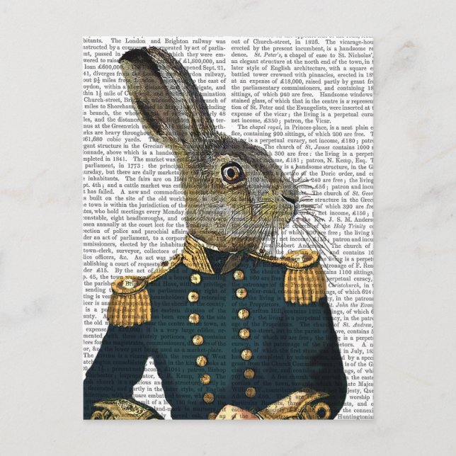 Lieutenant Hare Postcard (Front)