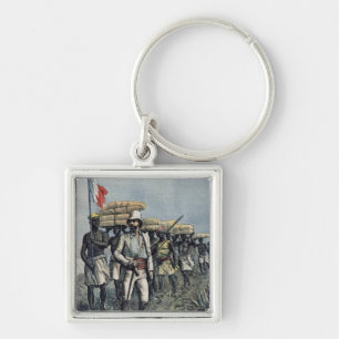 Lieutenant Mizon  on his 1892 Mission Key Ring