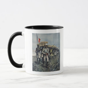 Lieutenant Mizon  on his 1892 Mission Mug