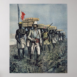 Lieutenant Mizon  on his 1892 Mission Poster