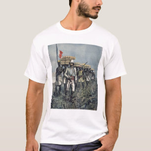 Lieutenant Mizon on his 1892 Mission T-Shirt