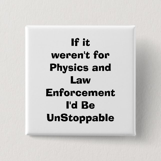 life 15 cm square badge (Front)