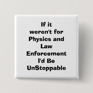 life 15 cm square badge