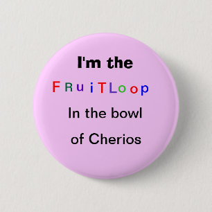 life 6 cm round badge