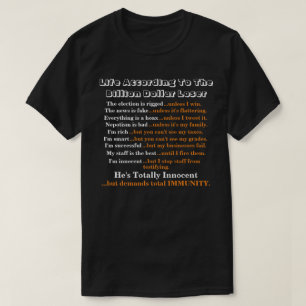 Life According To The Billion Dollar Loser........ T-Shirt