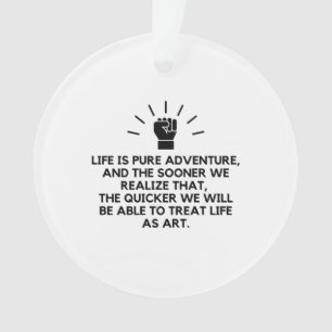 Life adventure ornament