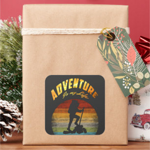 Life Adventure  Square Sticker