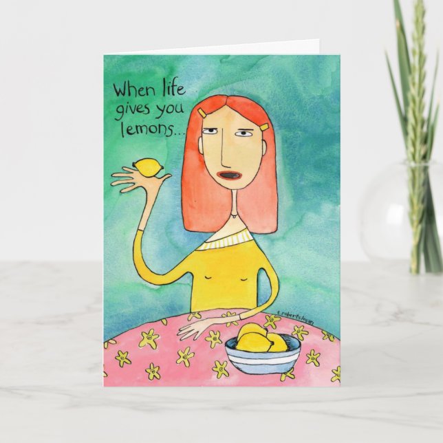 Life and Lemons Card (Front)