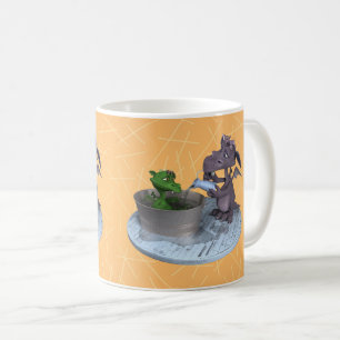 Life as a little dragon: bath time coffee mug