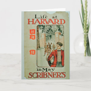'Life at Harvard', poster advertising the May edit Card