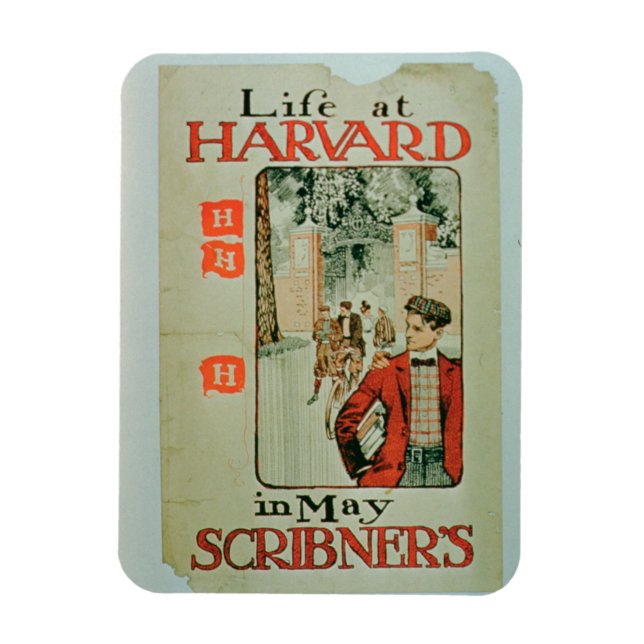 'Life at Harvard', poster advertising the May edit Magnet (Vertical)