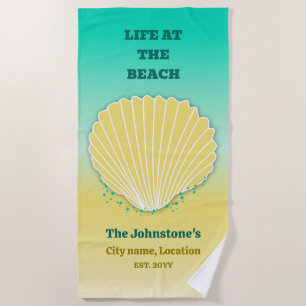 Life at the Beach Towel