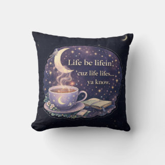 Life Be Lifein’ – Quote + Pigeonne Logo - V1. 2- Cushion