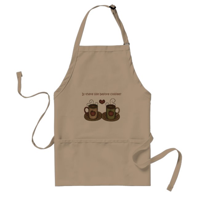 Life Before Coffee? Standard Apron (Front)