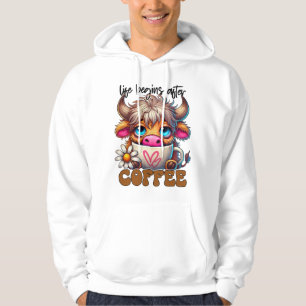 Life Begins After Coffee  Hoodie