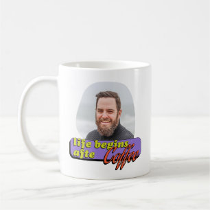 life begins after coffee mug