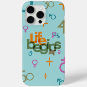 Life Begins At (Customise) iPhone 15 Pro Max Case