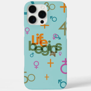 Life Begins At (Customise) iPhone 16 Pro Max Case