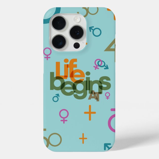 Life Begins At (Customise) | Case-Mate iPhone Case (Back)