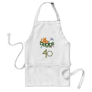Life Begins At (Customise) Standard Apron