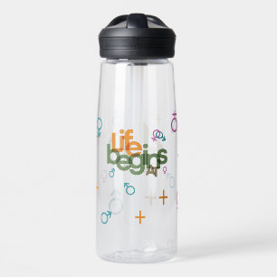 Life Begins At (Customise) Water Bottle