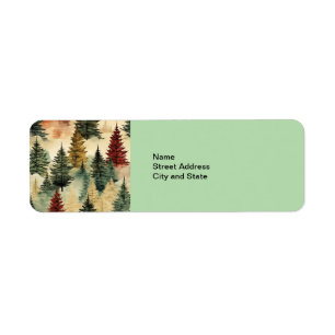 Life Begins at Retirement, frosty drink on beach Return Address Label