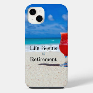 Life Begins at Retirement iPhone 14 Plus Case