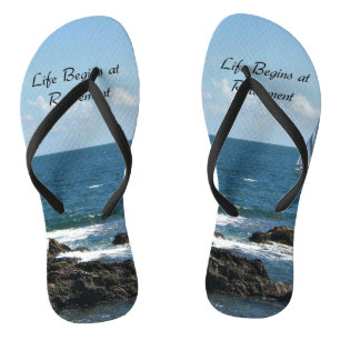 Life Begins at Retirement, Sailing the Ocean Blue Thongs