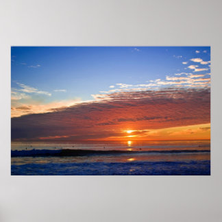 Life Begins At Sunset Poster