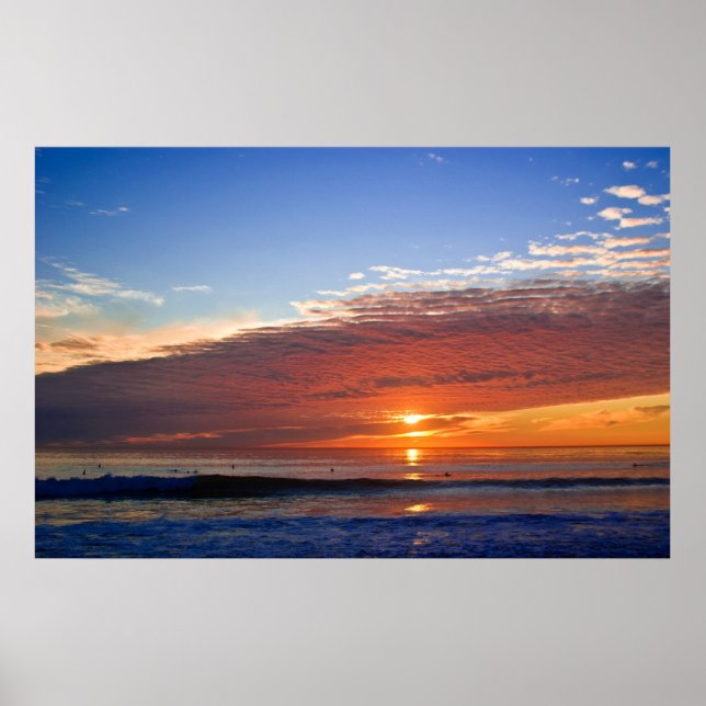 Life Begins At Sunset Poster (Front)