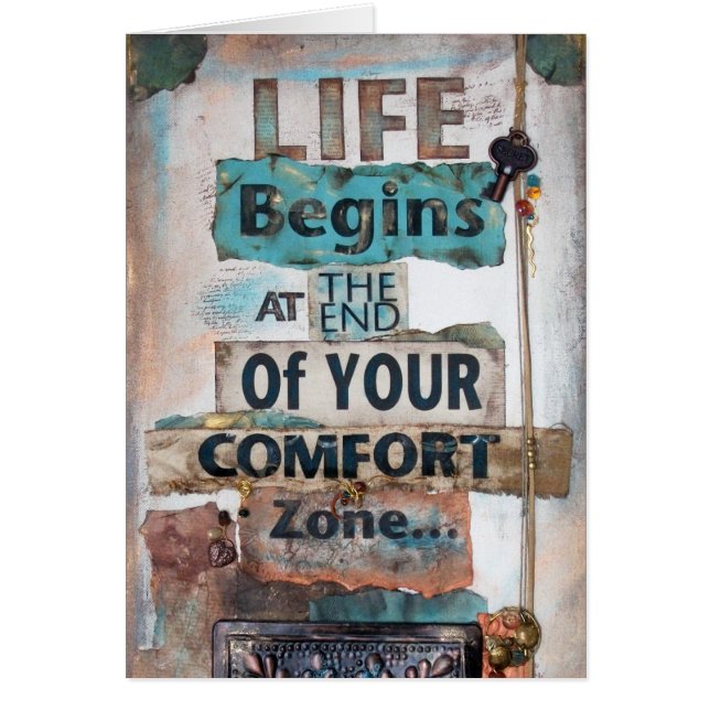 Life Begins At The End Of Comfort Zone (Front)