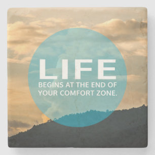 Life Begins Stone Coaster