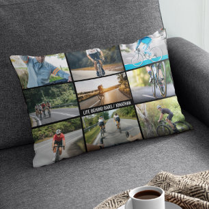 Life Behind Bars Personalise Images Bicycle Lovers Decorative Cushion