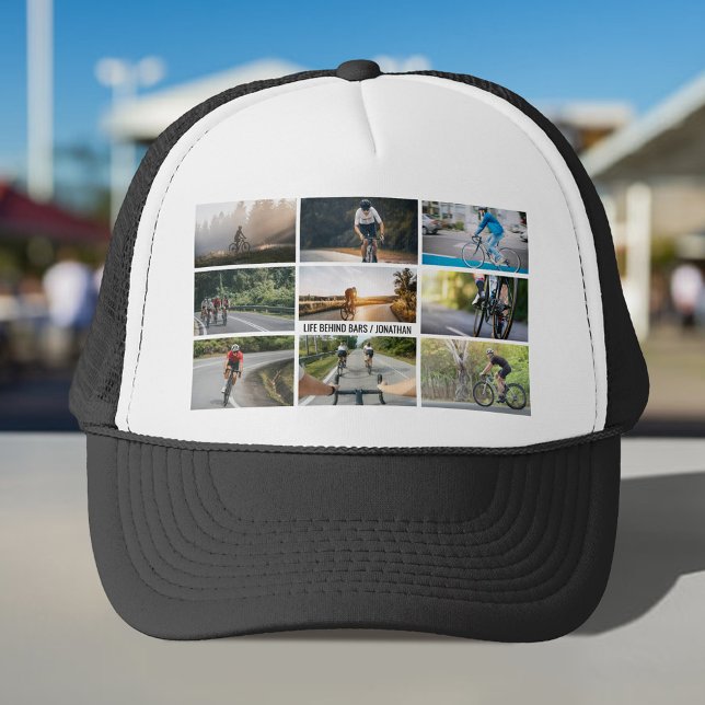 Life Behind Bars Personalise Images Bicycle Lovers Trucker Hat (Creator Uploaded)