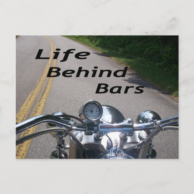 Life Behind Bars Postcard (Front)