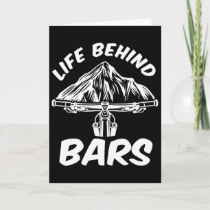 Life Behind Rs Mountain Bike Biking Biker Cycling  Card