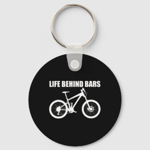 Life Behind Rs Mtb Mountain Biking T Shirt Key Ring