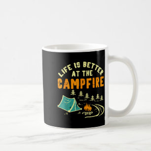 Life Better Campfire Camng Camper Boys Girl Kids M Coffee Mug