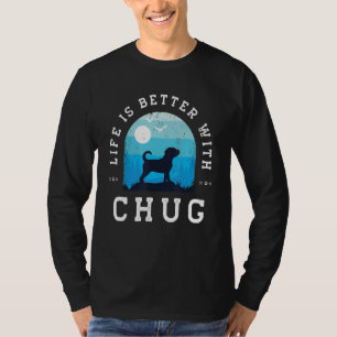 Life Better Chug Vintage Blue Dog Mom Dad T-Shirt
