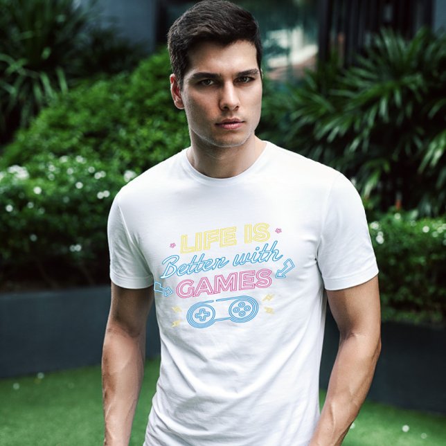 Life Better Gaming Qoute T-Shirt (Creator Uploaded)