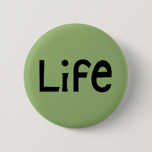 Life black Button