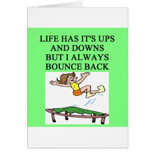 life bouncing trampoline joke