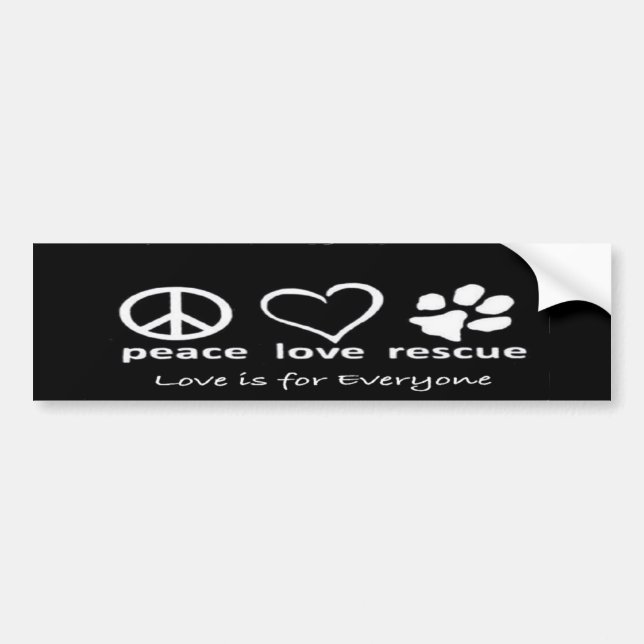 LIFE bumper sticker (Front)