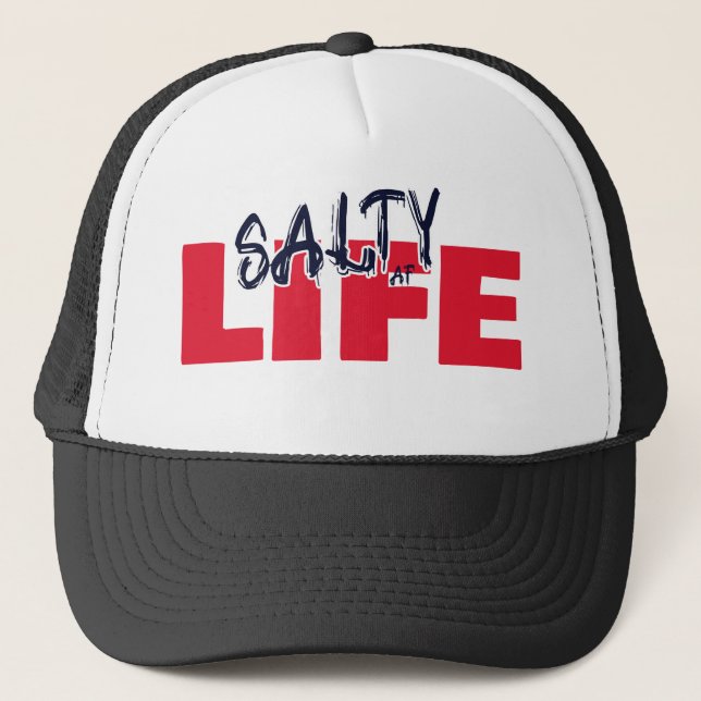 LIFE by Salty AF Trucker Hat (Front)