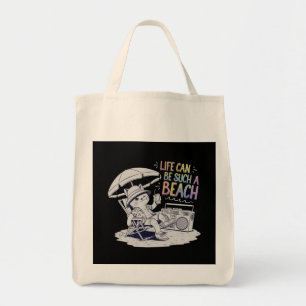 Life Can Be Such a Beach Fun and Relaxed Life Tote Bag
